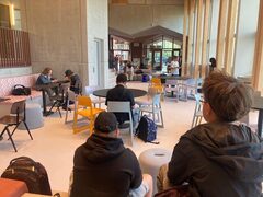 Grandcafe Xplore setting leerlingen