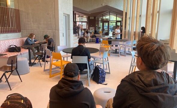 Grandcafe Xplore setting leerlingen